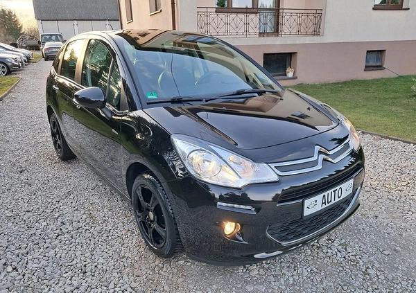 Citroen C3 cena 33555 przebieg: 95700, rok produkcji 2017 z Przysucha małe 781